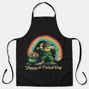 Tablier Joyeuse St Patrick journée drôle Leprechaun