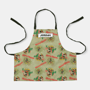 Tablier Joyeuses fêtes   Vintage Mickey Mouse Noël