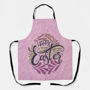 Tablier Joyeux Aire de cuisson des oeufs de Pâques Lilac