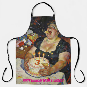 Tablier Joyeux Anniversaire à Mon Ventre – Un Portrait de