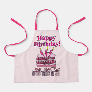 Tablier Joyeux Anniversaire Fête d'Anniversaire Enfants