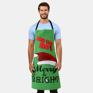Tablier Joyeux et lumineux avec le Père Noël, ZSPG