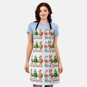 Tablier Joyeux Goosmas Noël Drôle de T-Shirt Tri-Mélange d