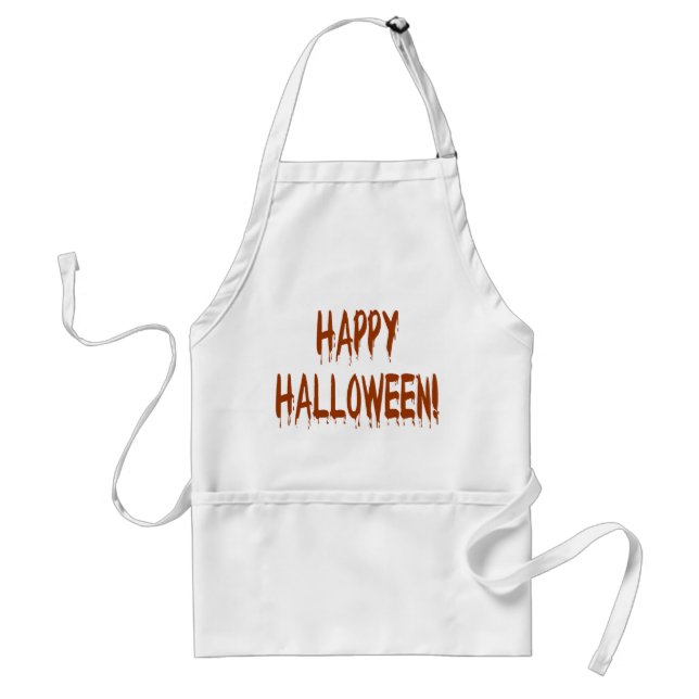 Tablier Joyeux Halloween sanglant (Devant)