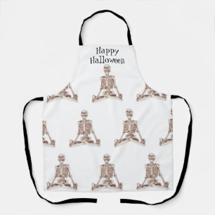 Tablier Joyeux Halloween yoga Apron