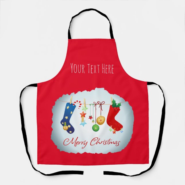 Tablier Joyeux Noël (Recto)