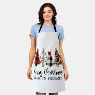 Tablier Joyeux Noël Aussi je suis Grossesse Enceinte Annou
