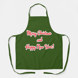 Tablier Joyeux Noël et Bonne Année