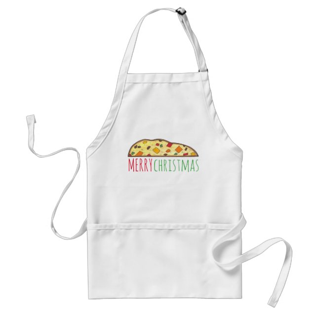 Tablier Joyeux Noël Italien Vacances Biscotti Baking (Devant)