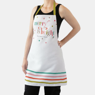Tablier Joyeux Noël saison de Noël Apron