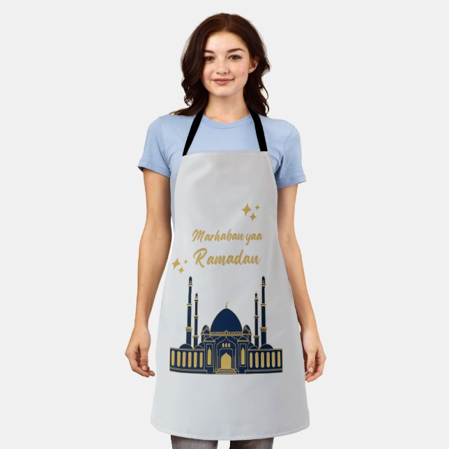 Tablier Joyeux Ramadan Kareem - Citations de l'Aïd Moubara (Porté)