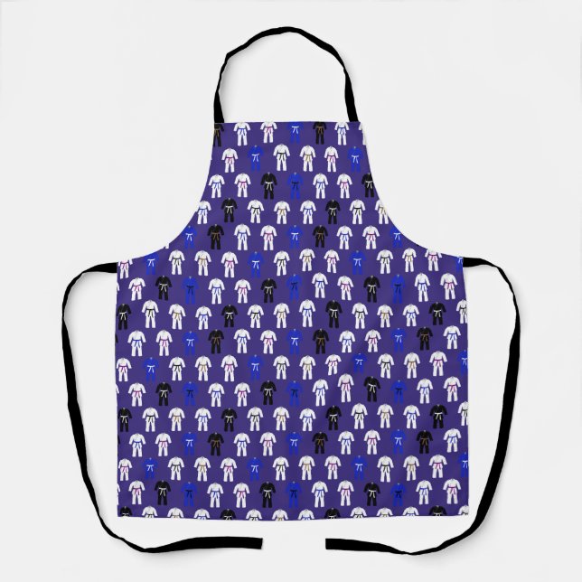 Tablier Jujitsu Jiu Jitsu Gi Arts martiaux Motifs (Recto)