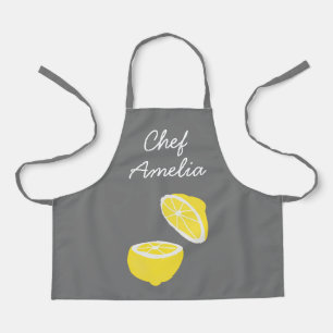 Tablier Junior chef citrons enfants colorés