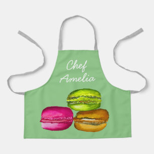Tablier Junior chef macarons enfants colorés