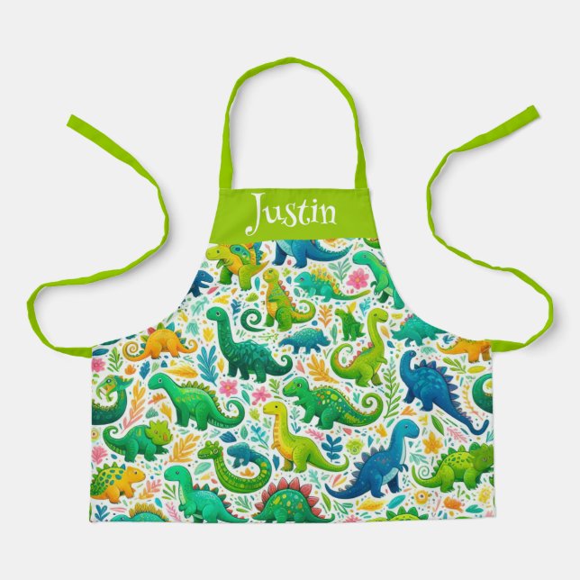 Tablier Jurassic Joy Apron Enfants (Recto)