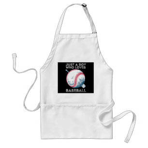 Tablier Juste un garçon qui aime baseball Batter baseball 