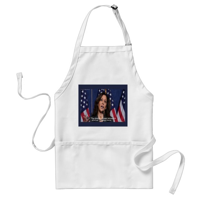 Tablier Kamala Harris et American Dream Citation Apron (Devant)