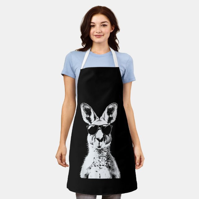 Tablier Kangaroo Porter des lunettes de soleil drôle Anima (Porté)