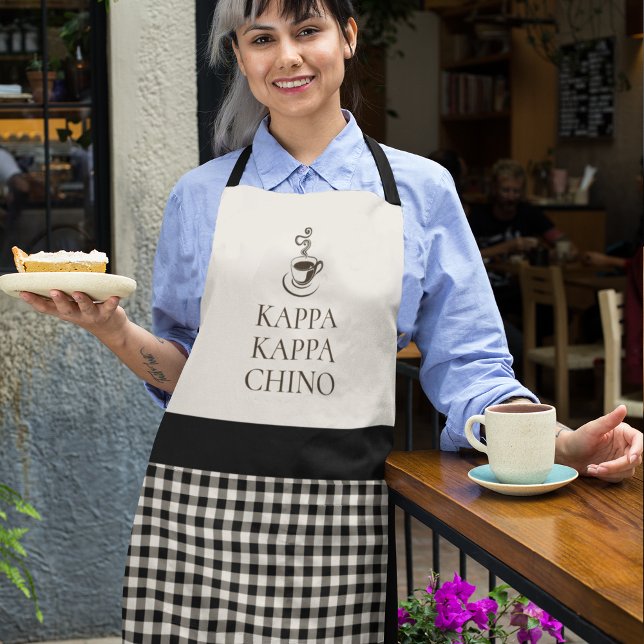 Tablier Kappa Kappa Chino Amusant café (Créateur téléchargé)