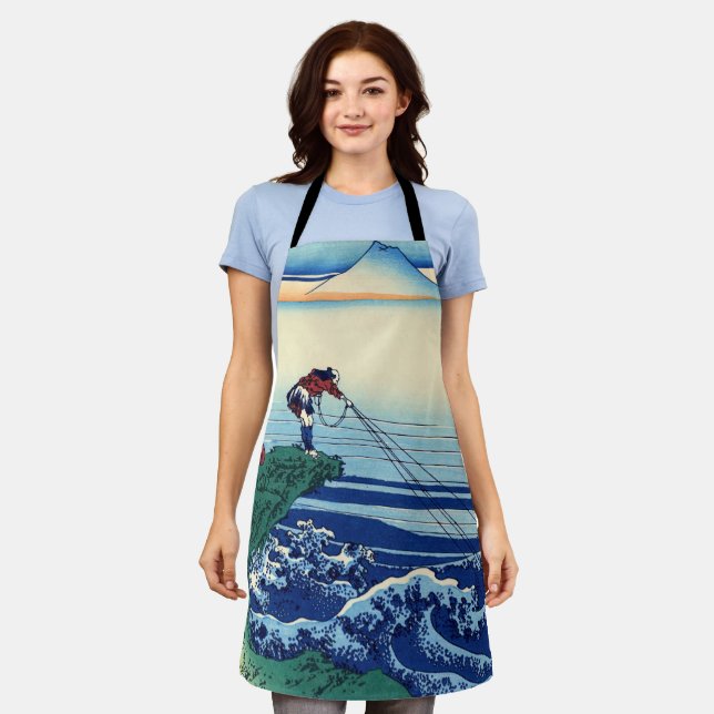 Tablier Katsushika Hokusai - Kajikazawa dans la province d (Porté)
