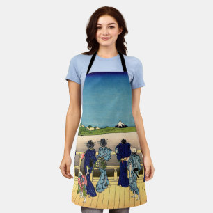 Tablier Katsushika Hokusai - Salle de Sazai, Temple 500 Ra