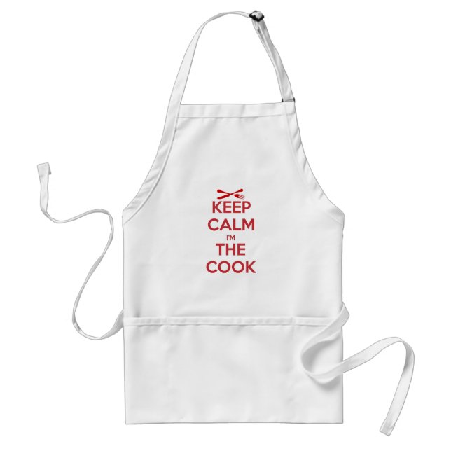 Tablier « Keep calm i'm the cook " (Devant)
