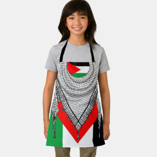 Tablier Keffiyeh Écharpe palestinienne tissu traditionnel