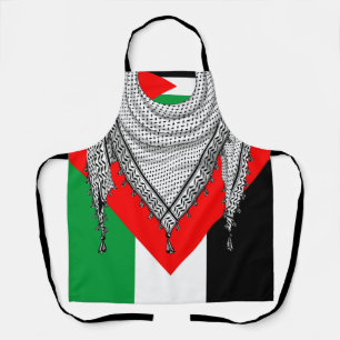 Tablier Keffiyeh Écharpe palestinienne tissu traditionnel