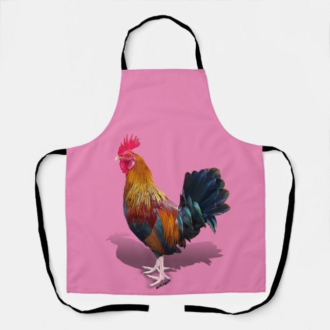 Tablier Key West - Coq gitan (Recto)