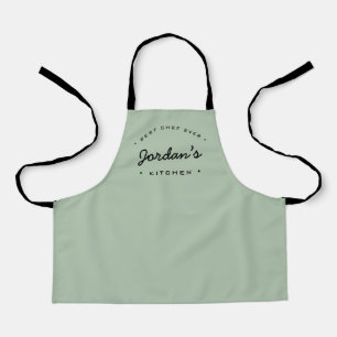 Tablier Kid's Green Meilleur Chef jamais Custom Kitchen Ca