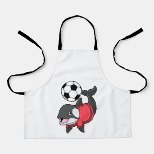 Tablier Killerwhale comme joueur de football avec Soccer