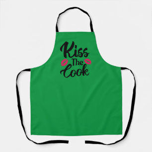 Tablier Kiss The Cook, Drôle cadeau de nouveauté, Drôle Co