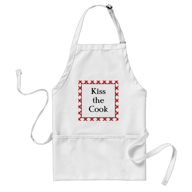 Tablier Kiss the Cook Kitchen Custom Retro Dire (Devant)