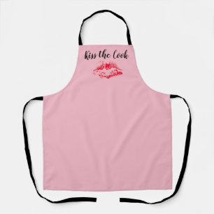 Tablier Kiss The Cook Pink Kitchen