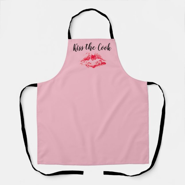 Tablier Kiss The Cook Pink Kitchen (Recto)