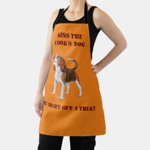 TABLIER KISS THE COOK'S DOG TU POURRAIS AVOIR UN BEAGLE TR