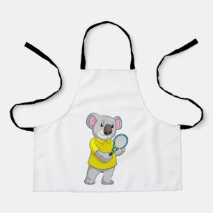 Tablier Koala à Tennis avec raquette de tennis