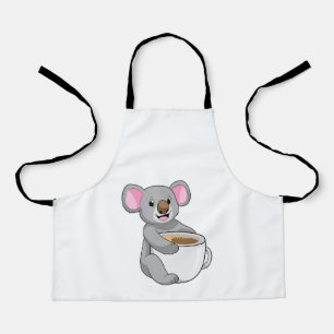 Tablier Koala avec Coffee Cup