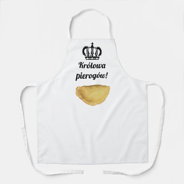 Tablier królowa pierogów - dumplings reine apron polonais (Recto)
