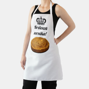 Tablier Krolowa serninka ! - Reine du gâteau au fromage !