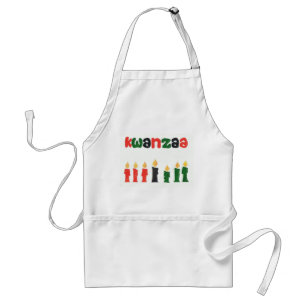 Tablier Kwanzaa Apron avec bougies