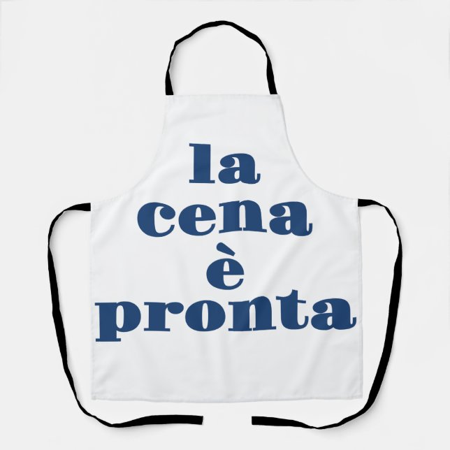 Tablier La Cena E Pronta (Recto)