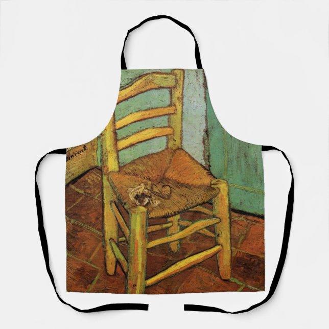 Tablier La chaise de Vincent avec son tuyau par Vincent va (Recto)