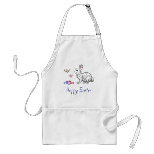 Tablier La chasse aux œufs du lapin de Pâques