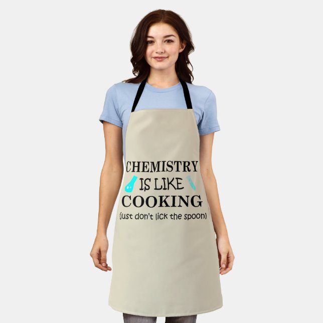 Tablier la chimie est comme la cuisine drôle chémotiste ci (Porté)
