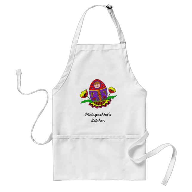 Tablier La cuisine de Matryoshka (Devant)