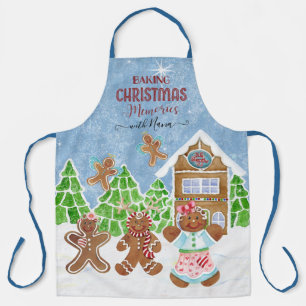 Tablier La cuisson des souvenirs de Noël chez Nana Gingerb