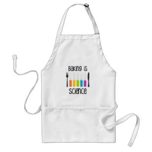 Tablier La cuisson est science // Citation de cuisson mign