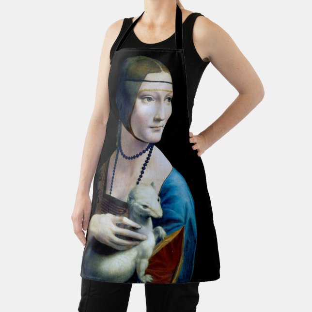 Tablier La Dame avec une mine, Léonard de Vinci (Insitu)