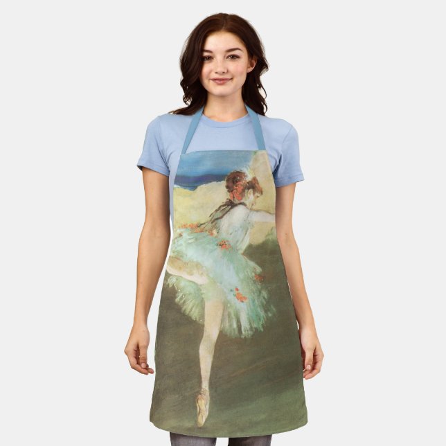 Tablier La danseuse étoile sur Point par Edgar Degas (Porté)